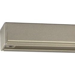 Progress Lighting P9103-09 Alpha Trak 2 Foot Section, Brushed Nickel