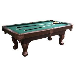 Barrington Springdale 90″ Claw Leg Billiard Table Set with Cues, Rack, Balls, Brush, and C ...