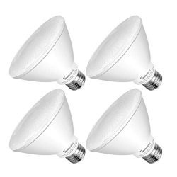 SUNEON LED Light Bulbs Par30 Short Neck LED Bulbs 75 Watt Equivalent Flood Light 11W 800Lumens 2 ...