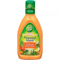 Wish-Bone Salad Dressing, Light Thousand Island, 15 Ounce (2 packs)