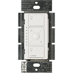 Lutron PD-5NE-WH ELV Caseta Wireless Electronic Low Voltage In-Wall Dimmer, 1 pack, White