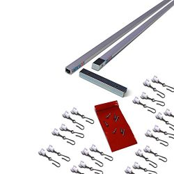 Aluminum Ceiling Track (10 ft)