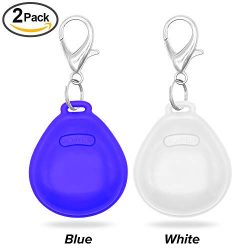 Higo LED Dog Tag, Pack of 2PCS Light Up Clip-On Flashing Pet ID Tags, Glow in The Dark Dog Safet ...