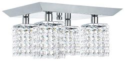 NOMA Track Light Kit | Adjustable Semi-Flush Mount Ceiling Light Fixture | Perfect for Kitchen,  ...