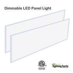 LED 2×4 FT Panel Light, Allsmartlife Flat LED Troffer Panel Light Dimmable 0-10V, 60W, 6215 ...