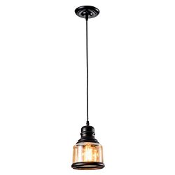 Industrial Pendant Light Ceiling Light Glass Lamp Shade Vintage Hanging Light for Loft Restauran ...