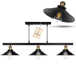 Black Rustic Chandelier – Hanging Light Fixture, Pool Table Light, Pendant Farmhouse Light ...