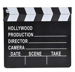 Rhode Island Novelty 7″x 8″ Hollywood Movie Clapboard | One Per Order