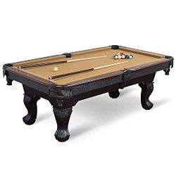 EastPoint Sports Masterton Billiard Pool Table – Tan Felt , 87-inch – Features Tradi ...