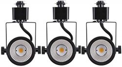 Cloudy Bay 8W dimmable LED Track Light Head,CRI 90+ Day Light 5000K,Adjustable Tilt Angle Track  ...