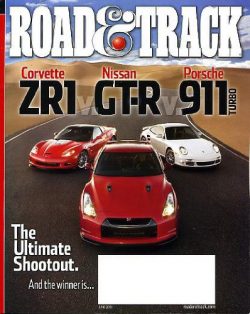 Road & Track June 2010 Corvette ZR1 & Nissan GT-R & Porsche 911 Turbo on Cover (The  ...