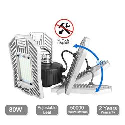 80W Garage Light, E26 Garage Lighting Led Garage Lights 8000lm, Barn Light Parking Lot Lights, E ...