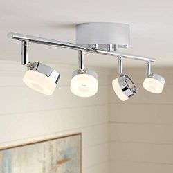 Pro Track Sara 4-Light Chrome LED Track Fixture – Pro Track