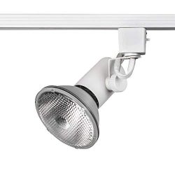 WAC Lighting HTK-178-WT H Series Line Voltage Track Head in White Finish (Renewed)