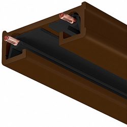 Juno Lighting 4FT BZ R Series Trac-Lite Track Section, 4′, Bronze