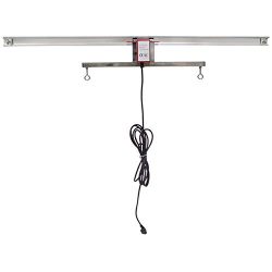 Growsun Adjustable Indoor Grow Light Mover Kit with 8ft Rail for Hydroponic Lighting System