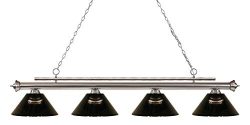 Z-Lite 102704BN-ARS 4 Light Island/Billiard, Brushed Nickel