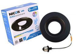 NICOR Lighting 5/6-Inch Dimmable 800-Lumen 4000K LED Downlight Retrofit Kit for Recessed Housing ...