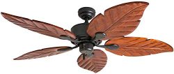 Honeywell Ceiling Fans 50501-01 Sabal Palm Ceiling Fan, 52″, Bronze