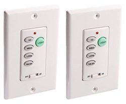 Westinghouse Lighting Westinghouse Wireless Ceiling Fan and Light Wall Control (2 Pack)