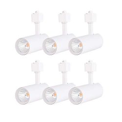 mirrea 6 Pack LED Track Lighting Heads Compatible with Single Circuit H Type Rail Ceiling Spotli ...