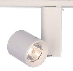 Lightolier 9173BWH Lytespan Track Lighting Miniforms Low Votage Cylinder, WHite