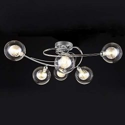 Letsun Surface Mount Ceiling Lights, G9 (Vortex-6 Lights) ?-