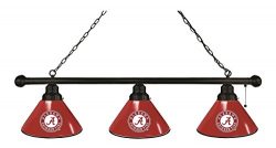 Alabama 3 Shade Billiard Light with Black Fixture by Holland Bar Stool