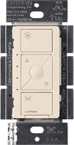 Lutron Caseta Smart Home Ceiling Fan Speed Control Switch, Works with Alexa, Apple HomeKit, and  ...