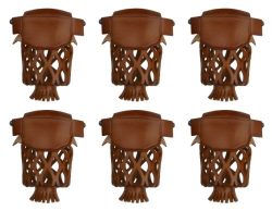 Iszy Billiards Leather Pool Table Billiard Pockets Set of 6 Choose Black, Dark Cherry or Caramel