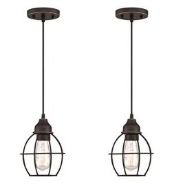 LIT-PaTH Pendant Lighting Fixture for Kitchen and Dining Room, Hanging Lighting Fixture, E26 Med ...