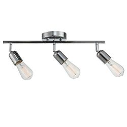 Globe Electric 59644 Pearson 3 Track Lighting, Chrome