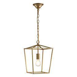 ANJIADENGSHI Lantern Pendant Light Lantern Iron Cage Adjustable Hanging Height with 1 E26 Bulbs  ...