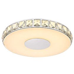 Crystal Flush Mount Ceiling Light, GALTLAP Modern LED Lighting Close to Ceiling Light Fixtures,  ...