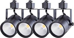 Cloudy Bay LED Track Light Head,CRI 90+ 4000K Cool White Dimmable,Adjustable Tilt Angle Track Li ...