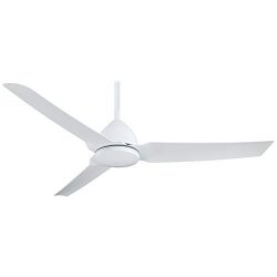 Minka-Aire Java 54 in. Indoor/Outdoor White Ceiling Fan with Remote Control